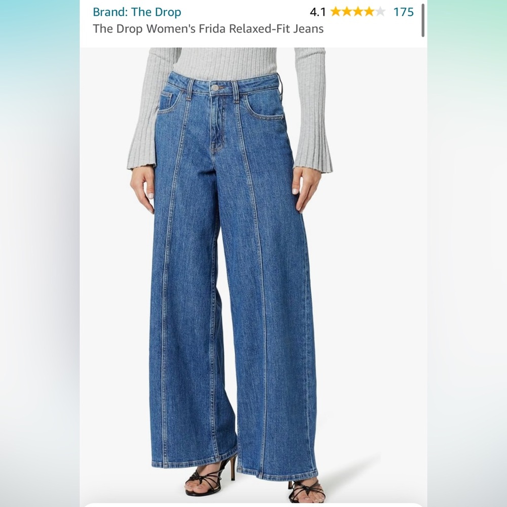 Wide leg jeans